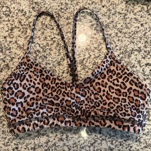 FLEO Reinette Sports Bra - Cheetah - Medium - Excellent Condition